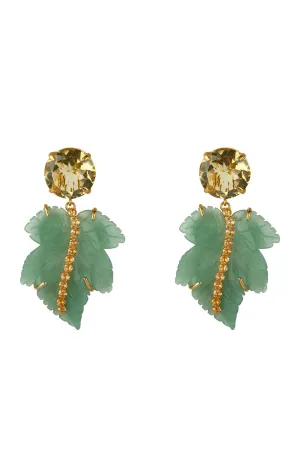 Leaf Drop Earrings