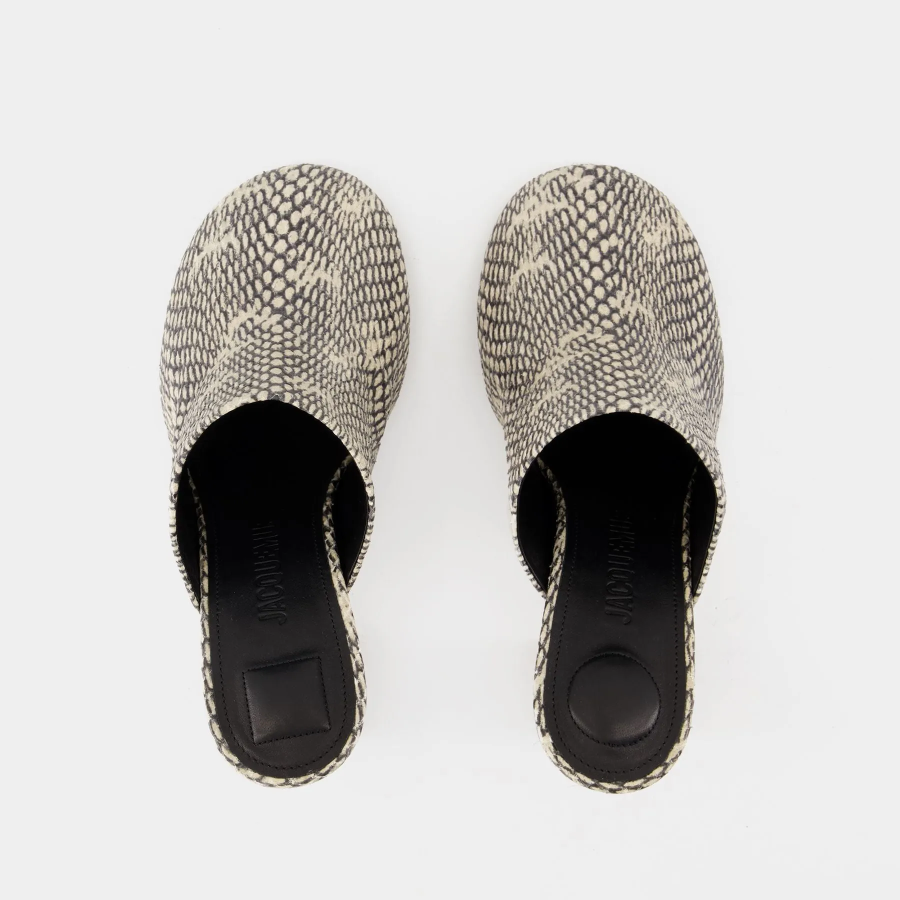 Les Mules Bisou - Jacquemus - Leather - Animal print