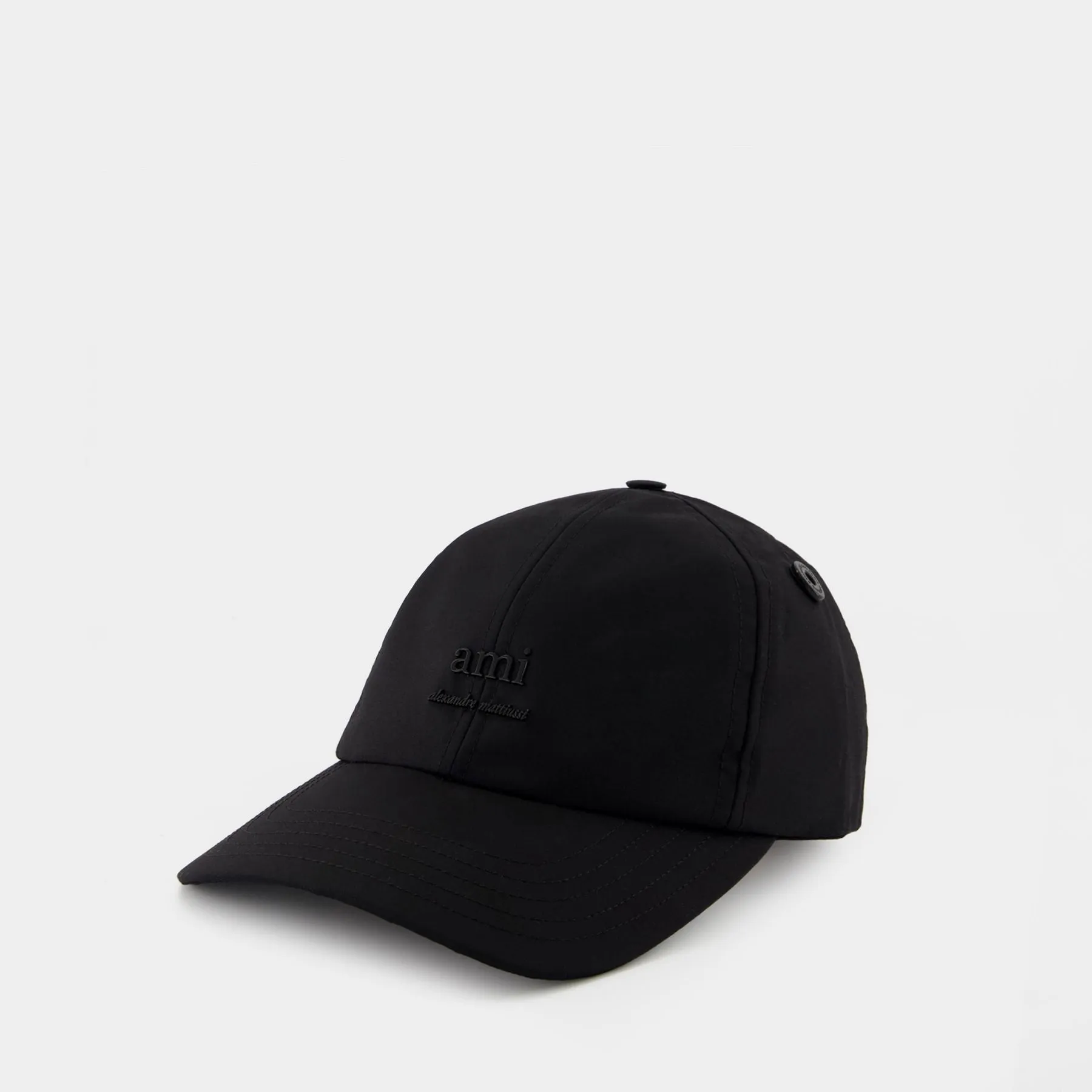 Lettering Caps - AMI Paris - Synthetic - Black