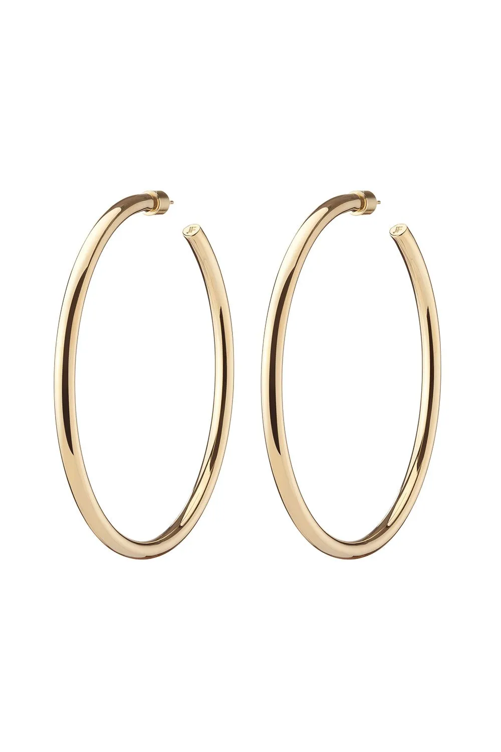Lilly Hoop Earrings - 2.8in