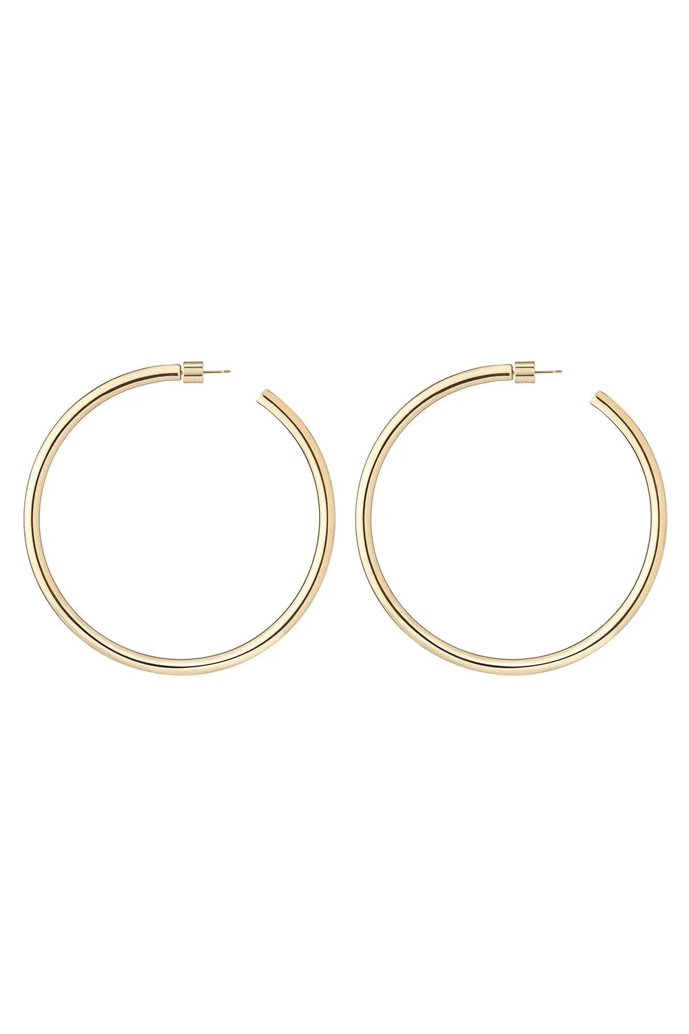 Lilly Hoop Earrings - 2.8in