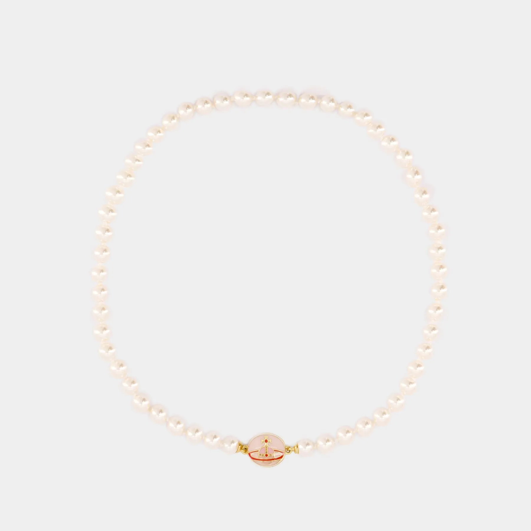 Loelia Necklace - Vivienne Westwood - Metal - Grey