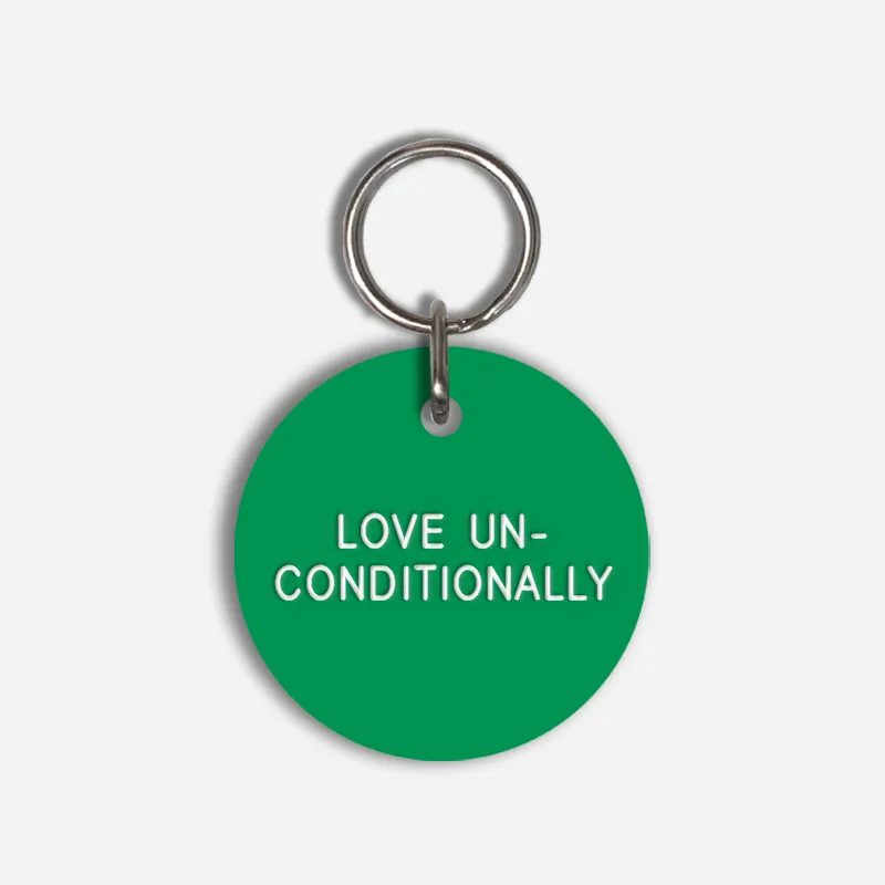 LOVE UN-CONDITIONALLY Large Pet Tag