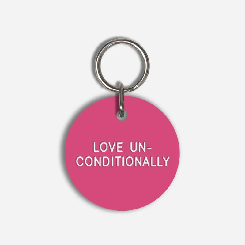 LOVE UN-CONDITIONALLY Large Pet Tag