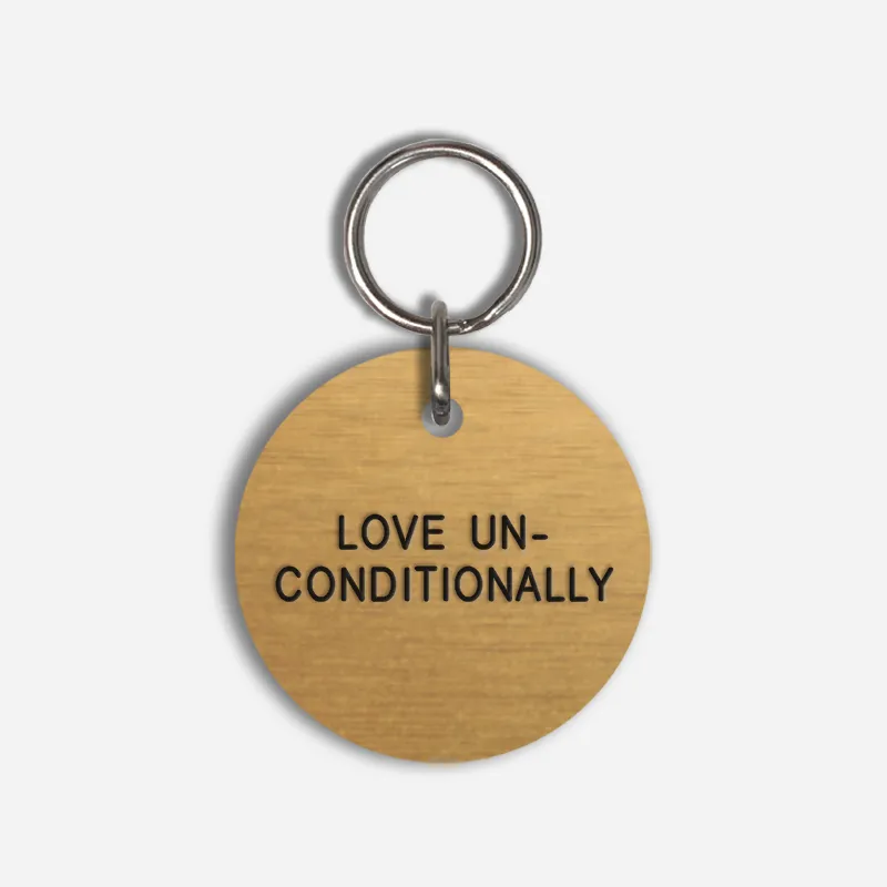 LOVE UN-CONDITIONALLY Large Pet Tag
