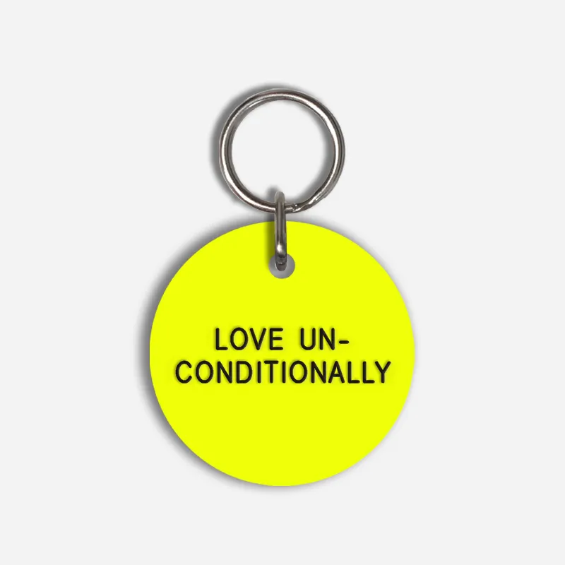 LOVE UN-CONDITIONALLY Large Pet Tag