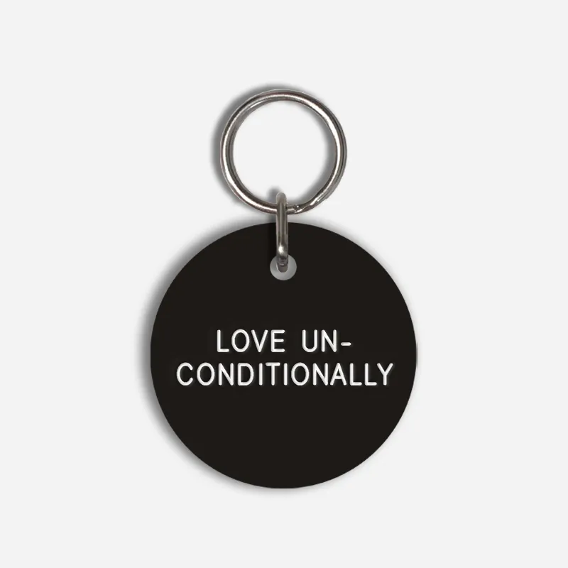 LOVE UN-CONDITIONALLY Large Pet Tag