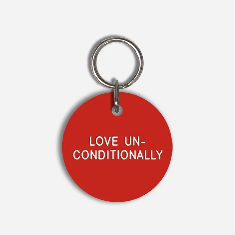 LOVE UN-CONDITIONALLY Large Pet Tag