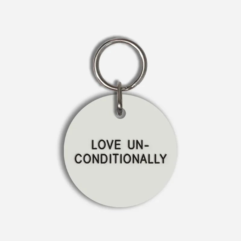 LOVE UN-CONDITIONALLY Large Pet Tag