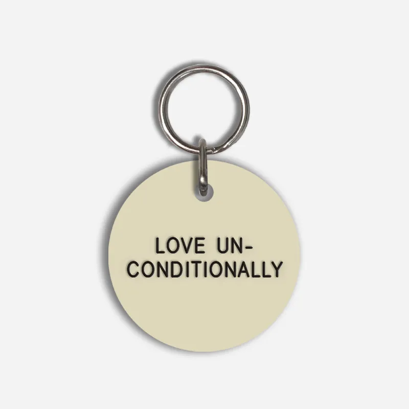 LOVE UN-CONDITIONALLY Large Pet Tag