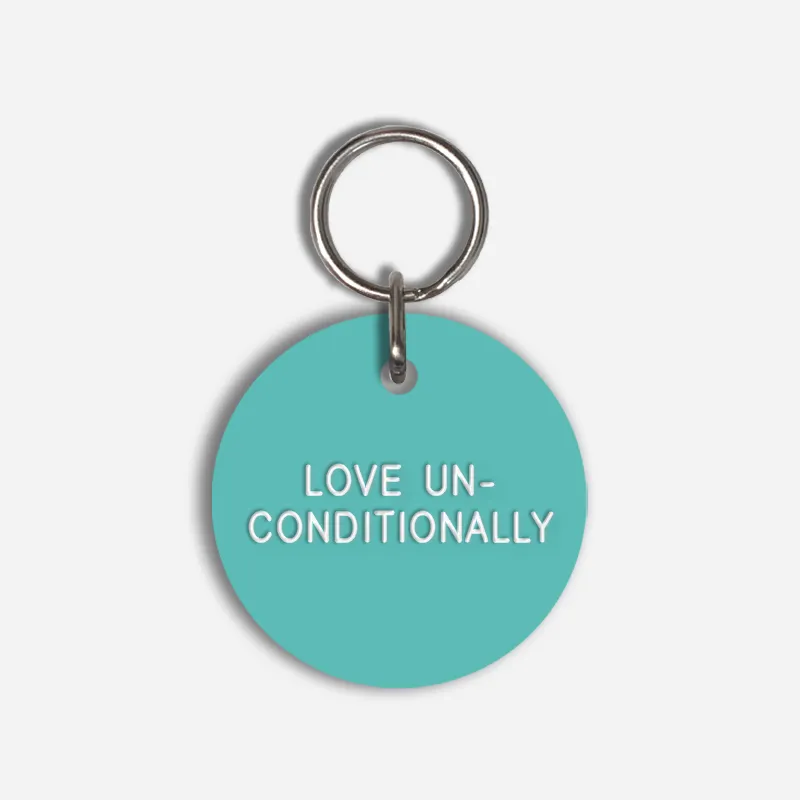 LOVE UN-CONDITIONALLY Large Pet Tag