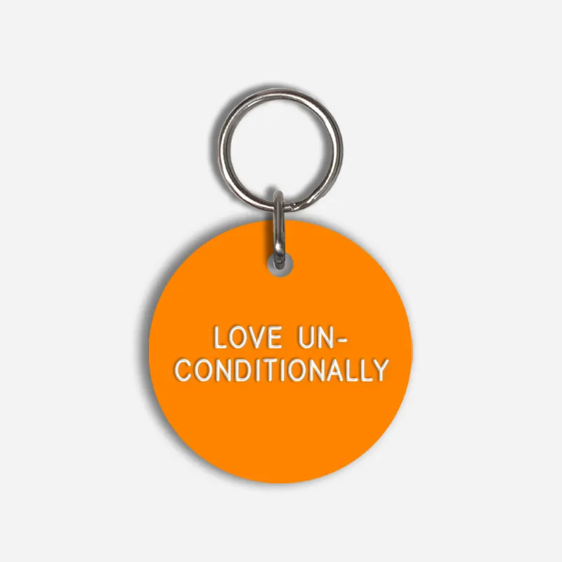LOVE UN-CONDITIONALLY Large Pet Tag