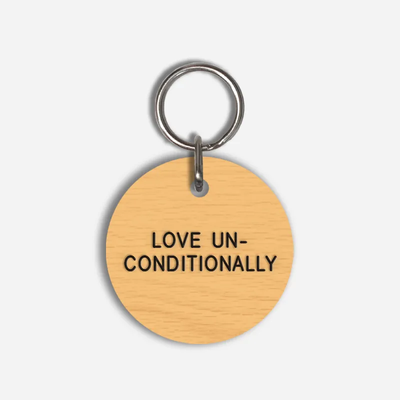 LOVE UN-CONDITIONALLY Large Pet Tag