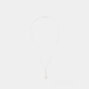 Lustre of the moon Necklace in Silver
