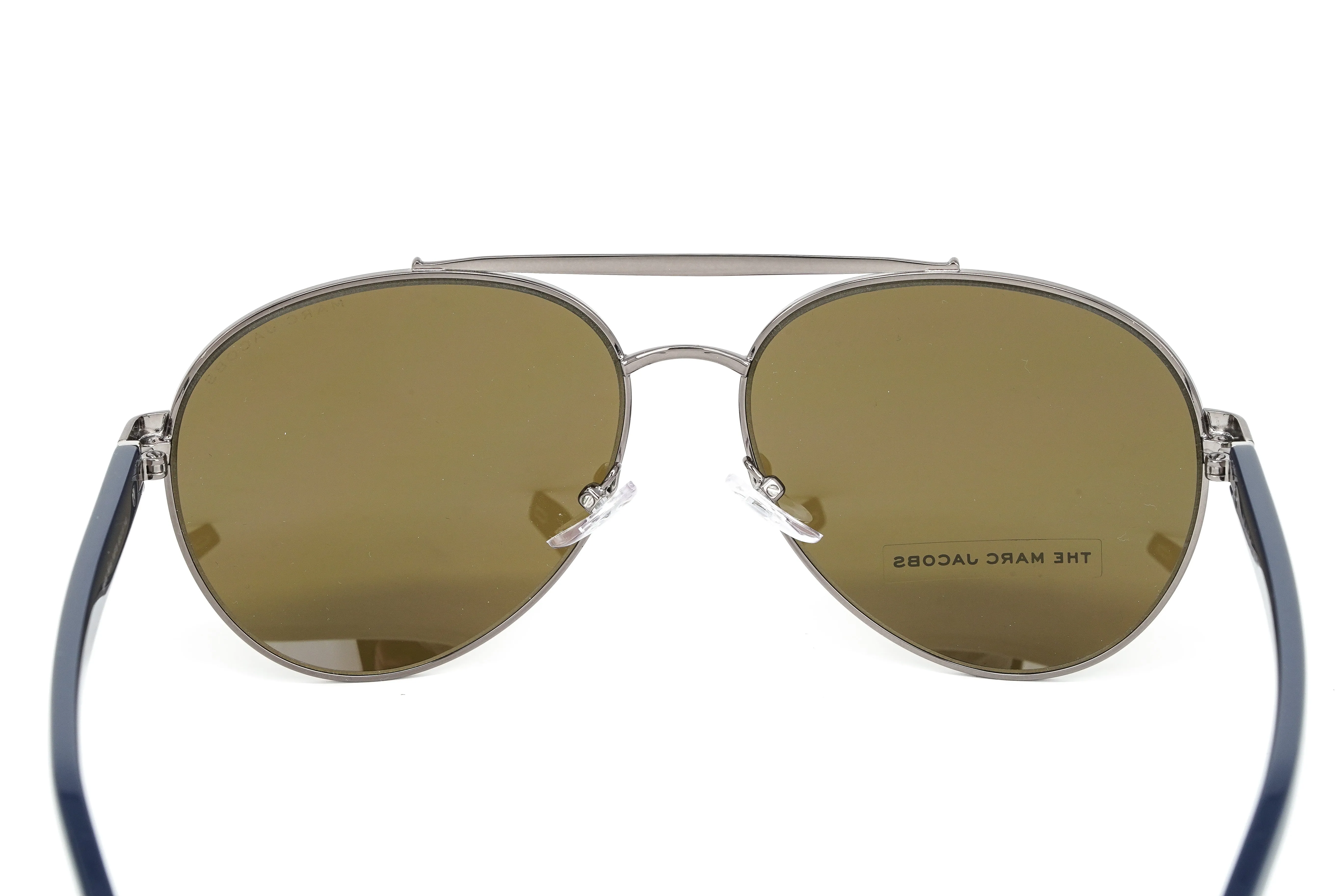 Marc Jacobs Men's Pilot Sunglasses Dark Ruthenium Brown Marc 341/S