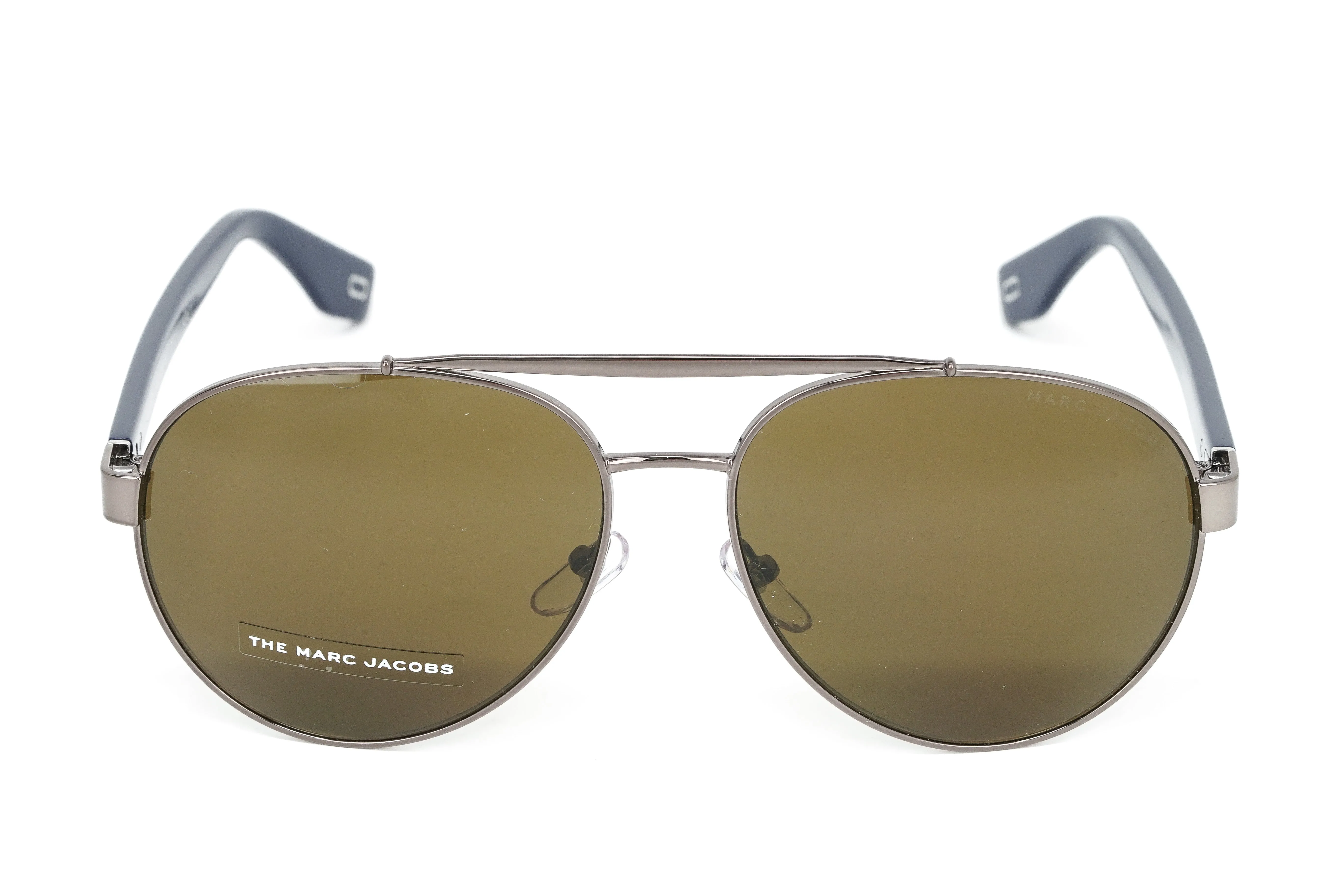 Marc Jacobs Men's Pilot Sunglasses Dark Ruthenium Brown Marc 341/S