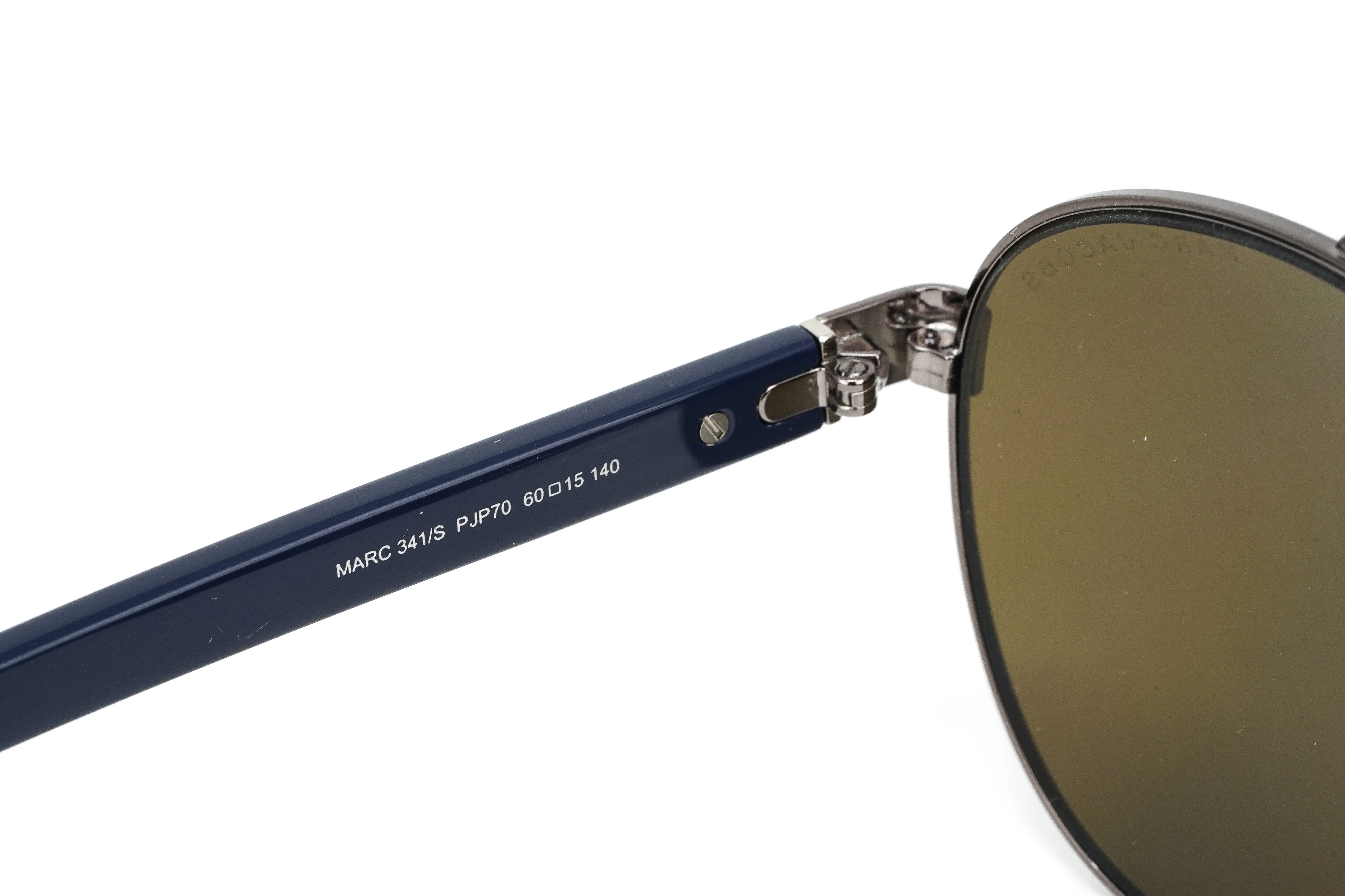 Marc Jacobs Men's Pilot Sunglasses Dark Ruthenium Brown Marc 341/S