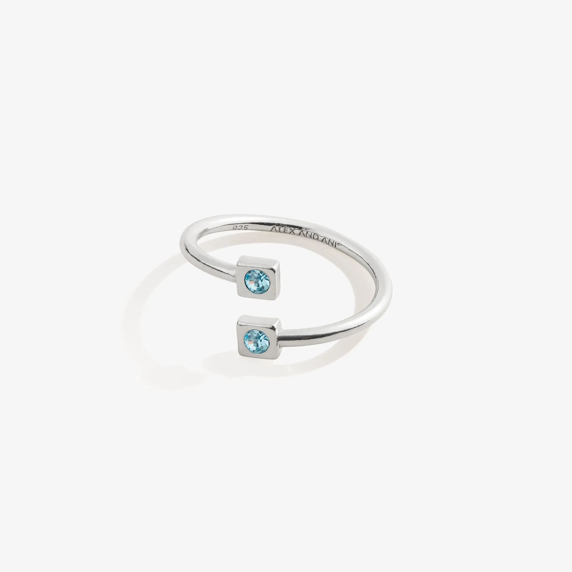 March Birthstone Aquamarine Ring Wrap
