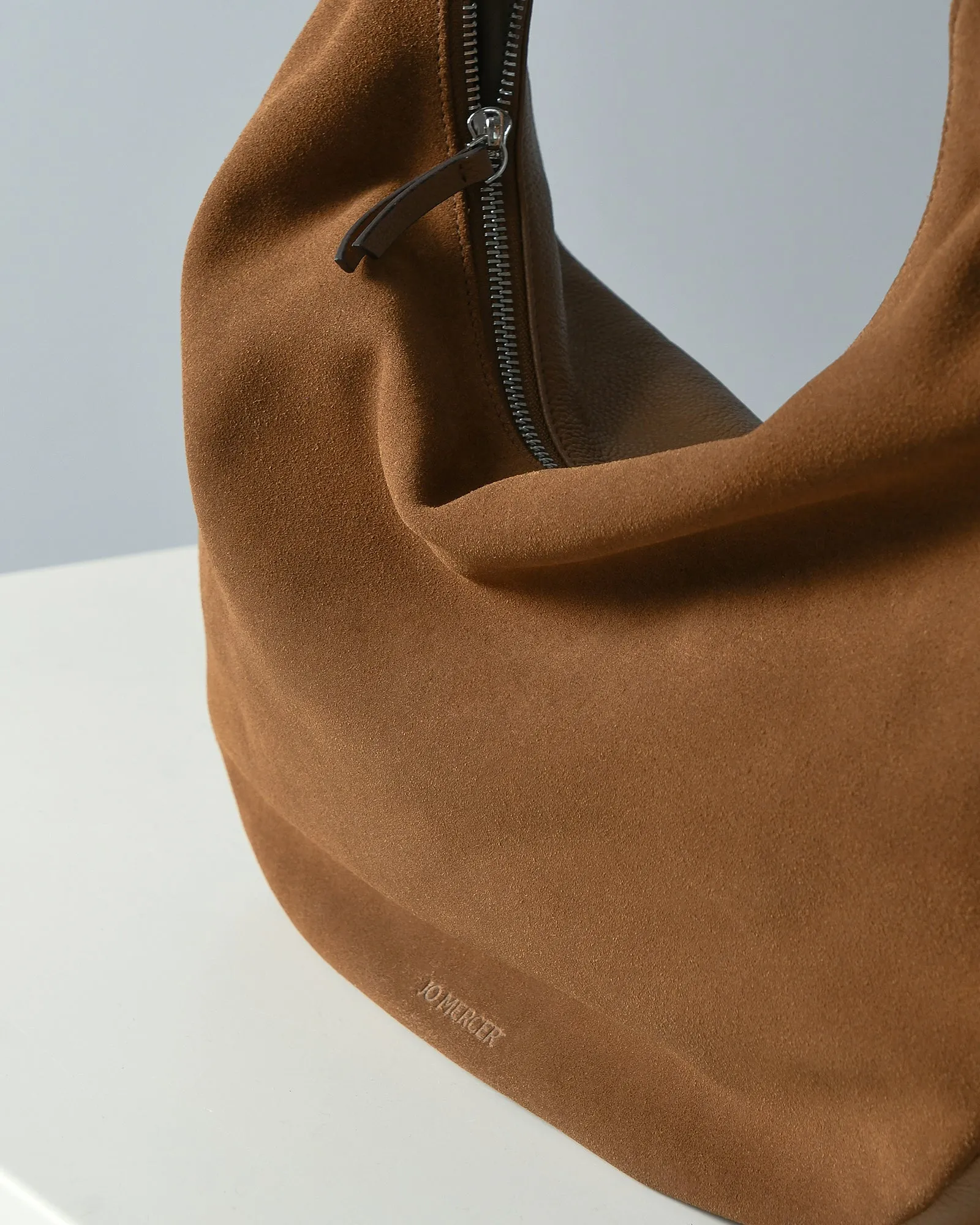 MARGO SHOULDER BAG BISCUIT SUEDE Jo Mercer