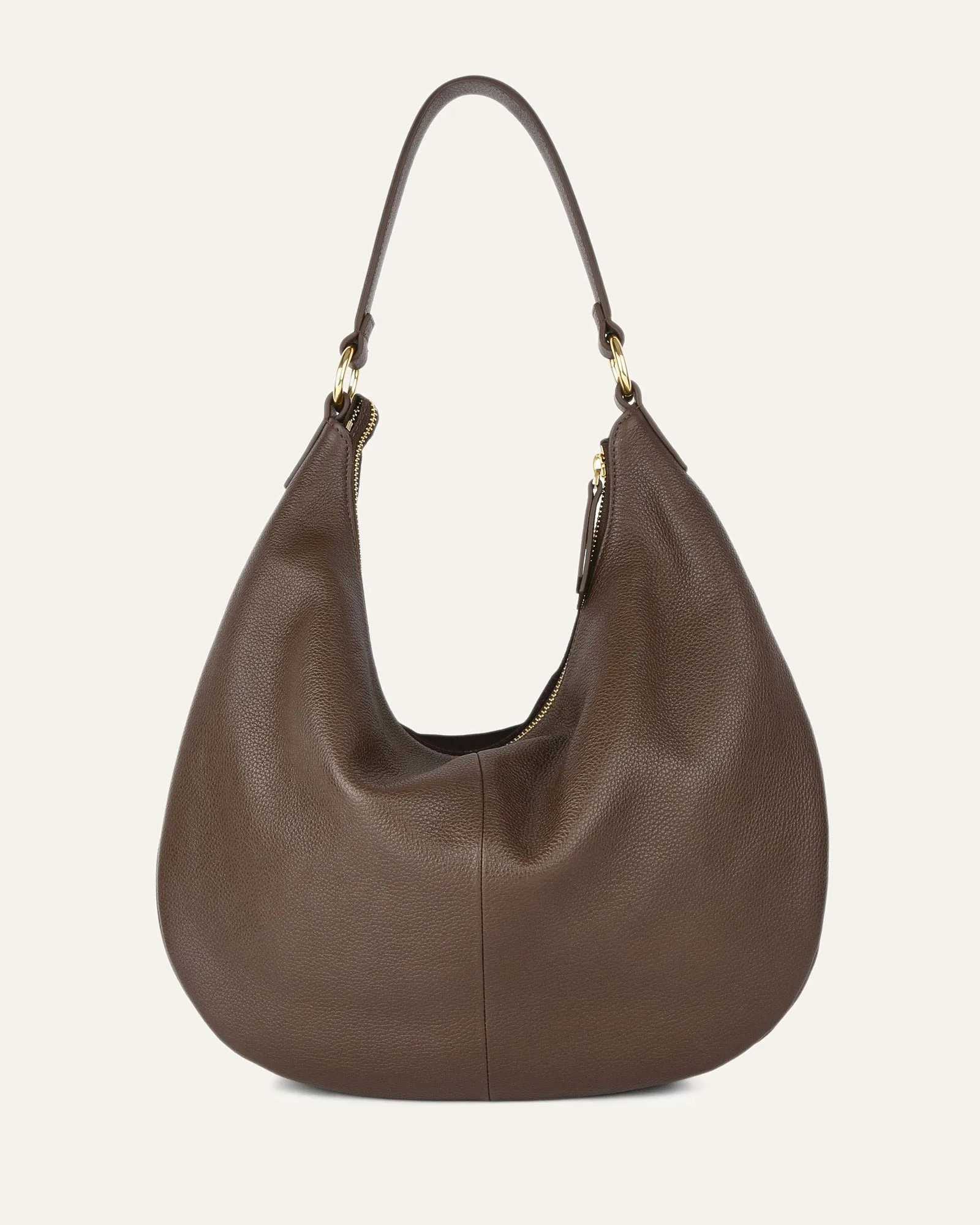 MARGO SHOULDER BAG BITTER CHOC SUEDE Jo Mercer