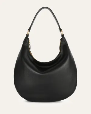 MARGO SHOULDER BAG BLACK LEATHER Jo Mercer