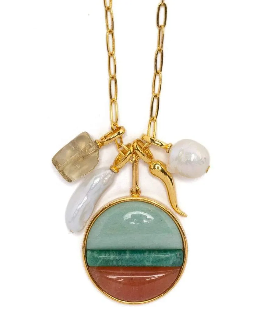 Medallion Quilt Necklace