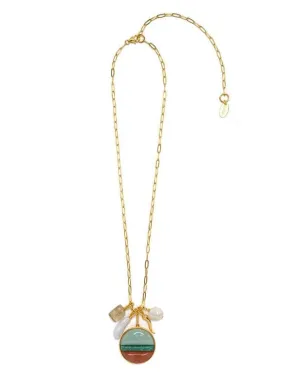 Medallion Quilt Necklace