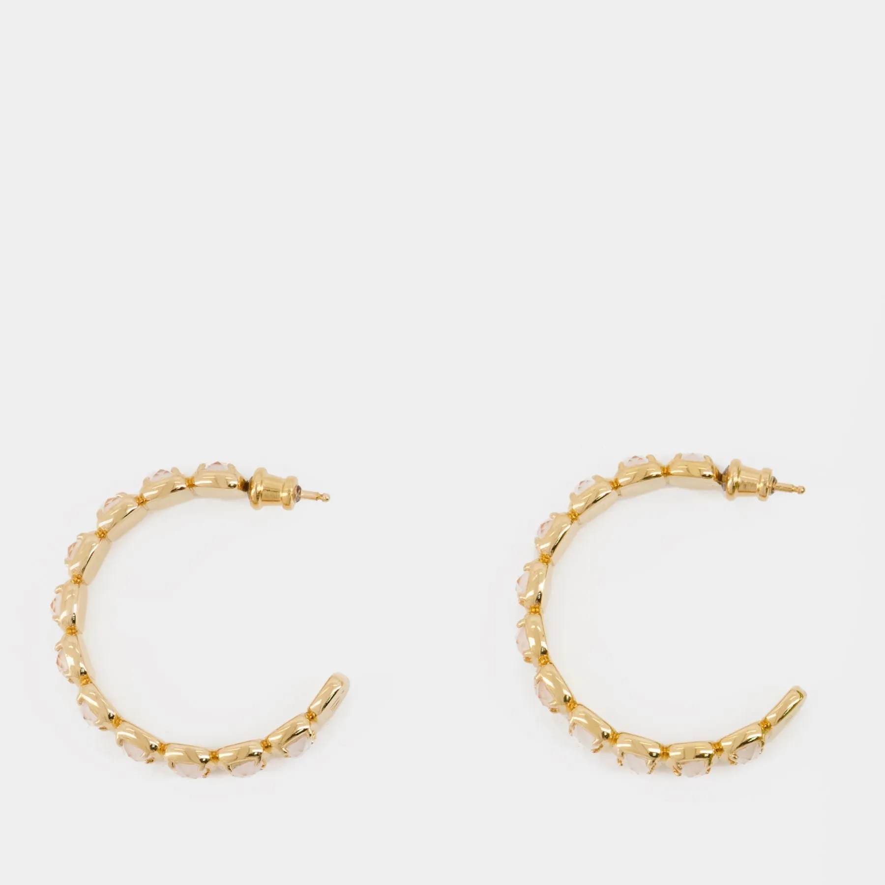 Medium Toy Earring - Ivi - Gold Crystal - Or
