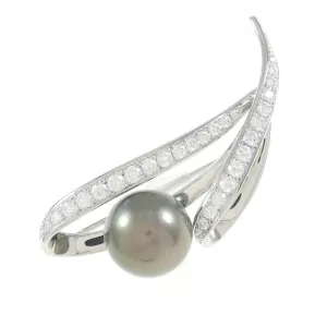 Mikimoto gold (18K) Brooch (Pre-Owned)