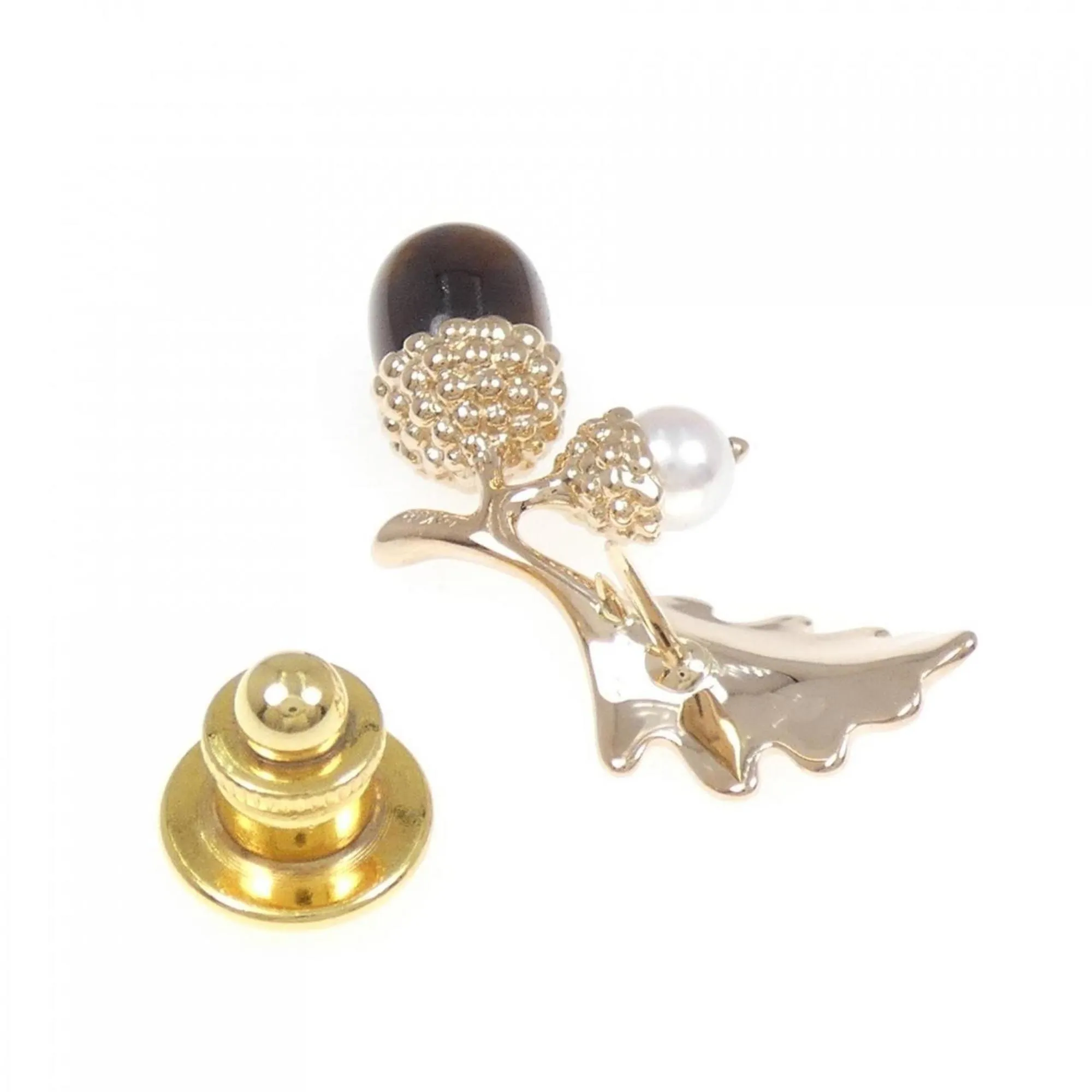 Mikimoto pink gold (18K) Brooch (Pre-Owned)