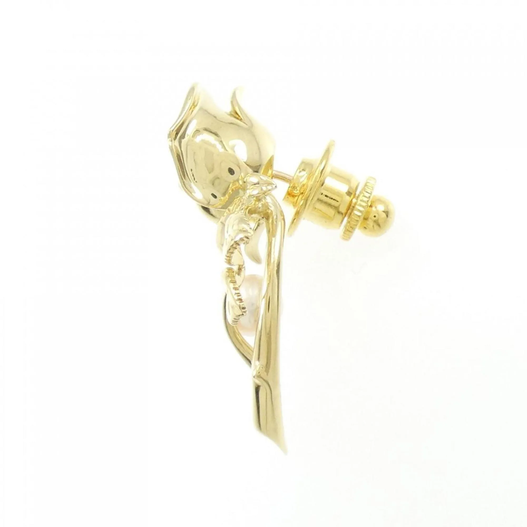 Mikimoto yellow gold (18K) Brooch (Pre-Owned)