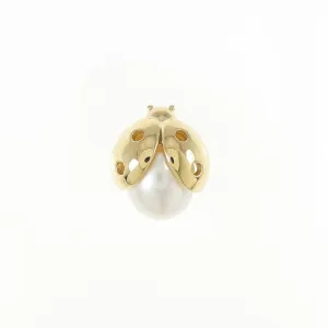 Mikimoto yellow gold (18K) Brooch (Pre-Owned)