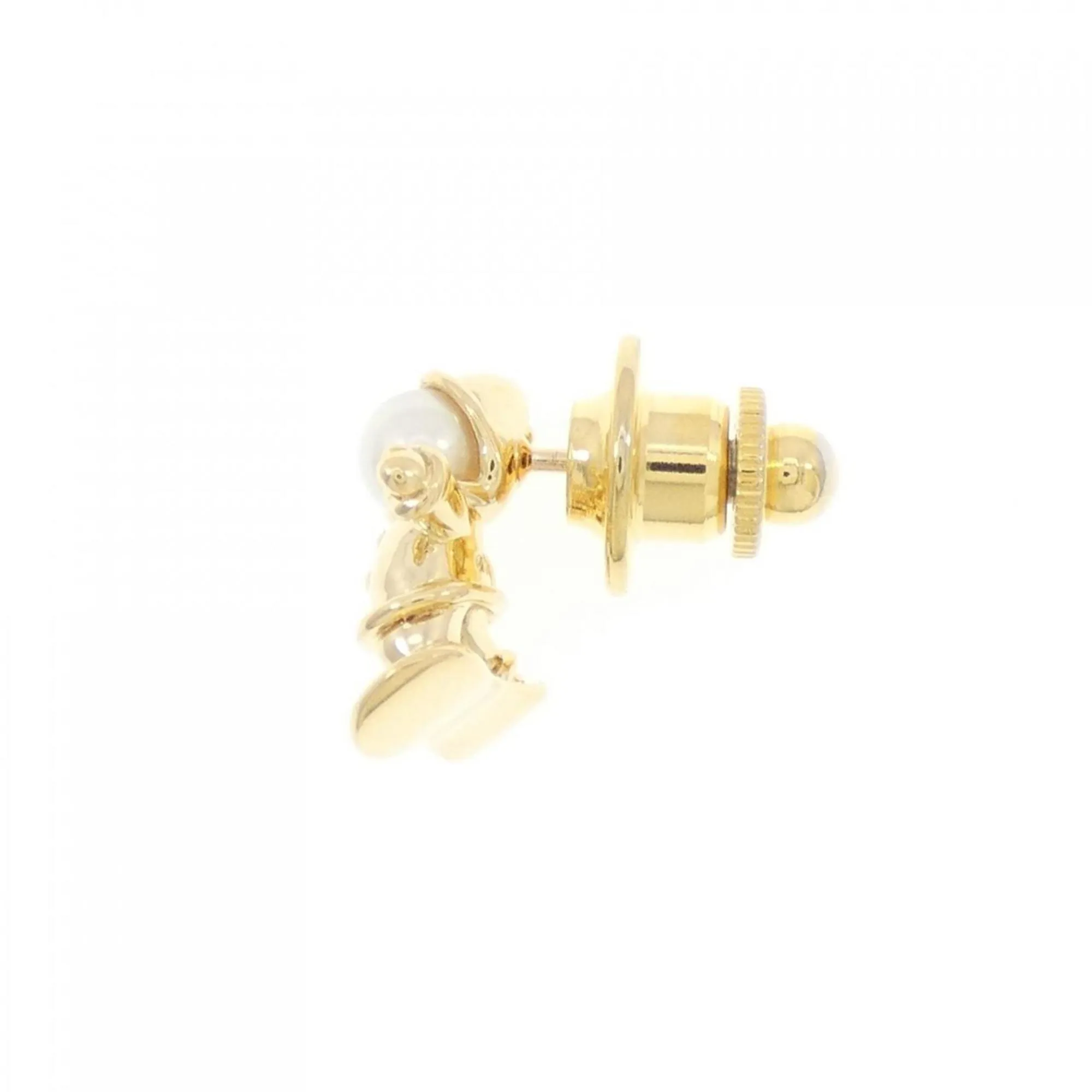 Mikimoto yellow gold (18K) Brooch (Pre-Owned)