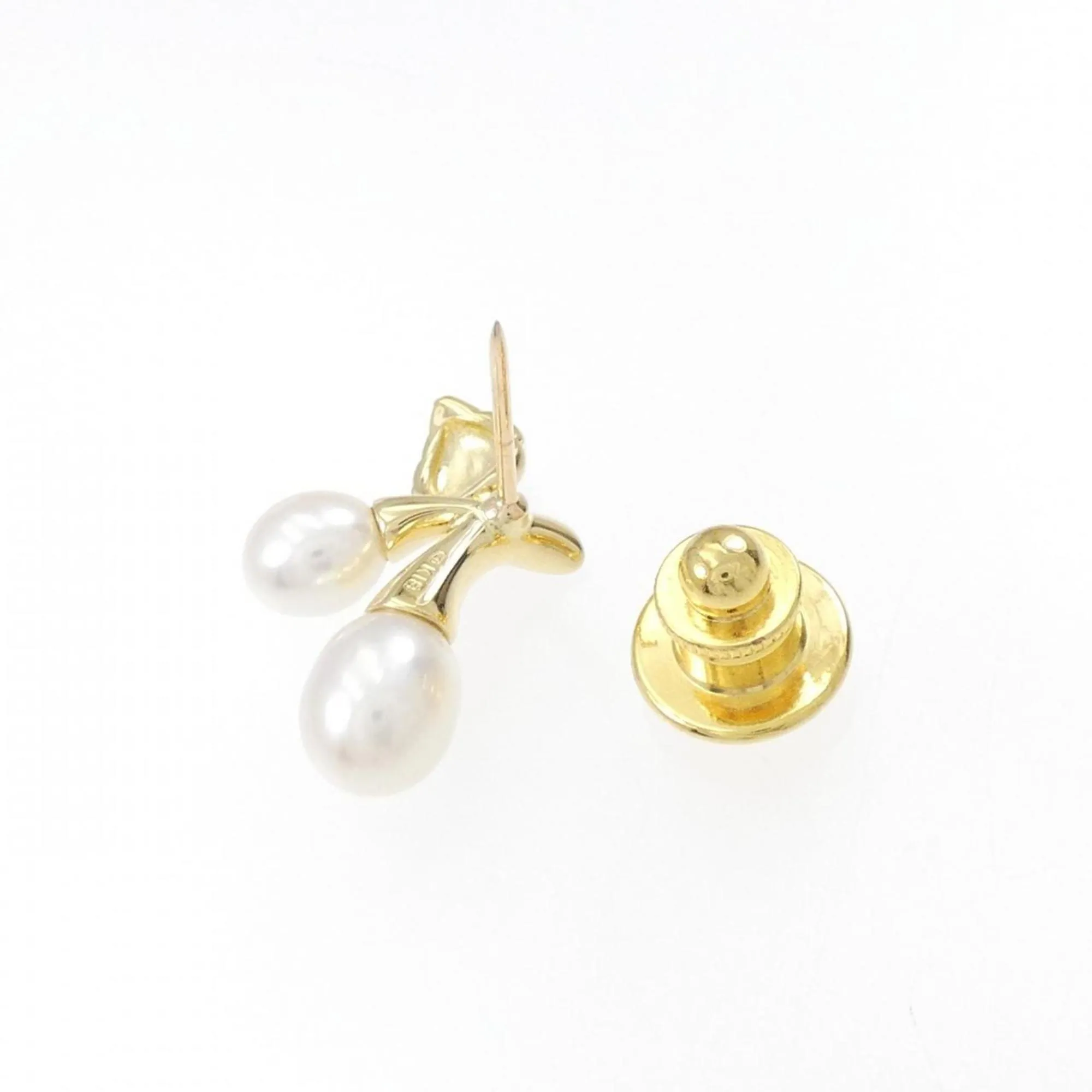 Mikimoto yellow gold (18K) Brooch (Pre-Owned)