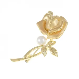 Mikimoto yellow gold (18K) Brooch (Pre-Owned)