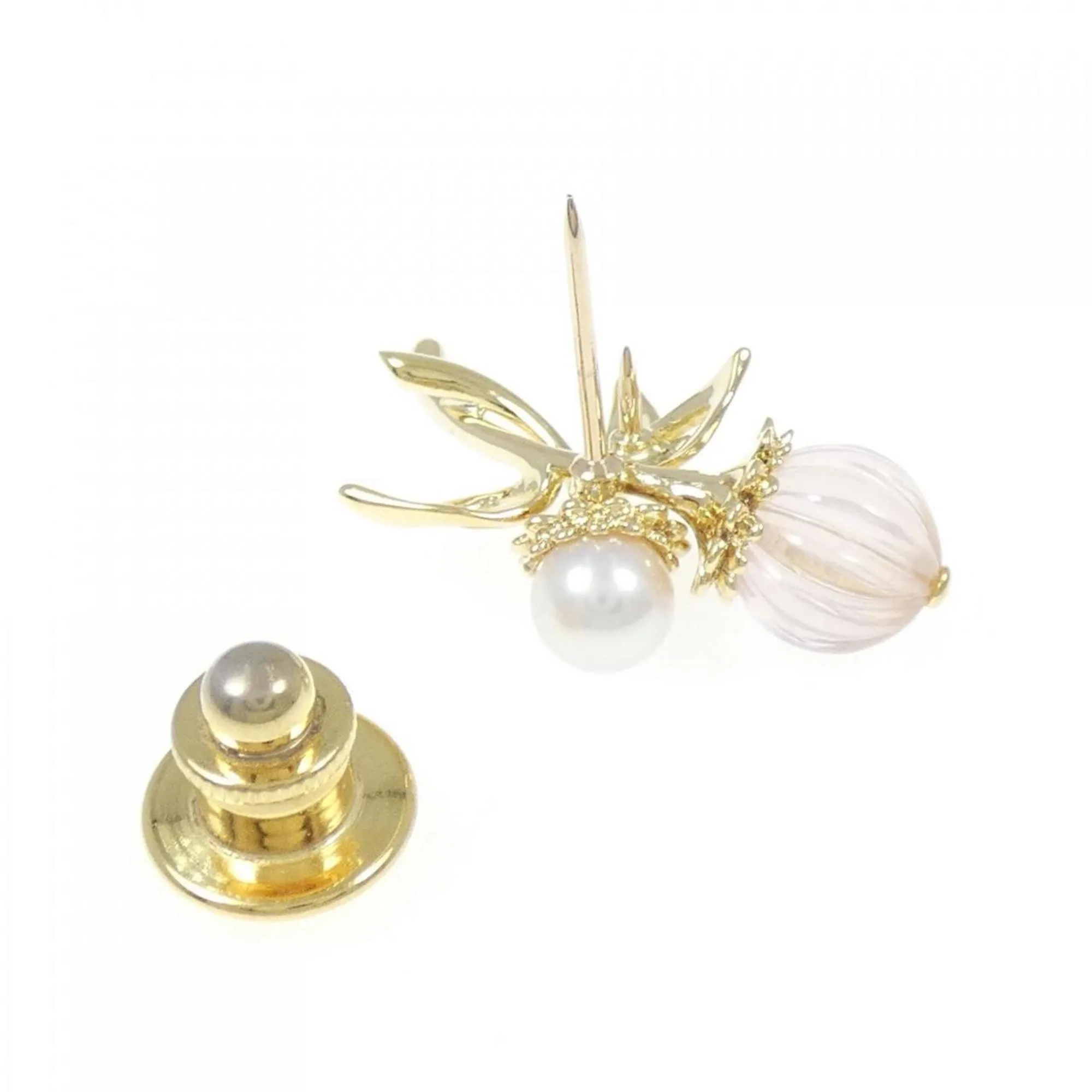 Mikimoto yellow gold (18K) Brooch (Pre-Owned)