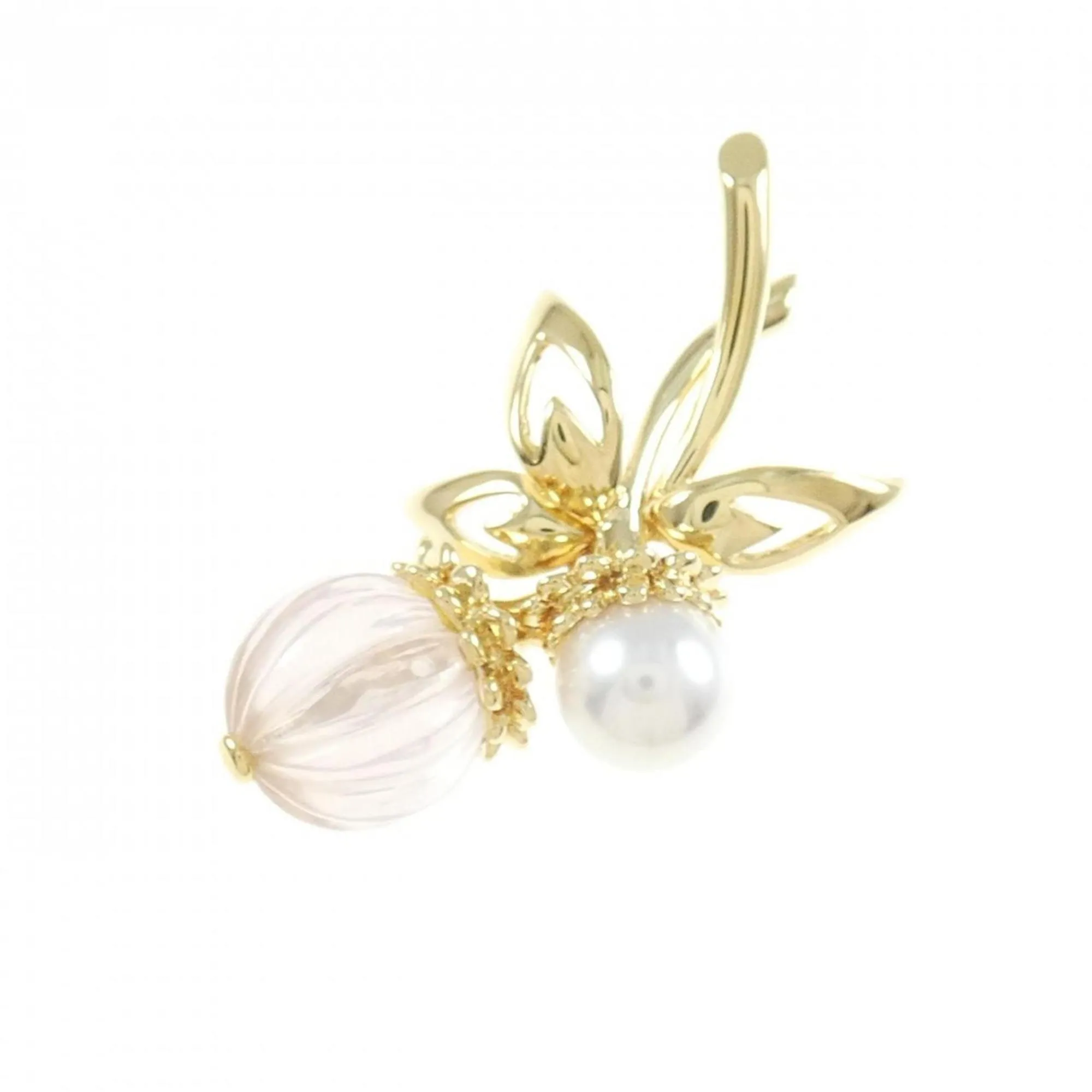 Mikimoto yellow gold (18K) Brooch (Pre-Owned)