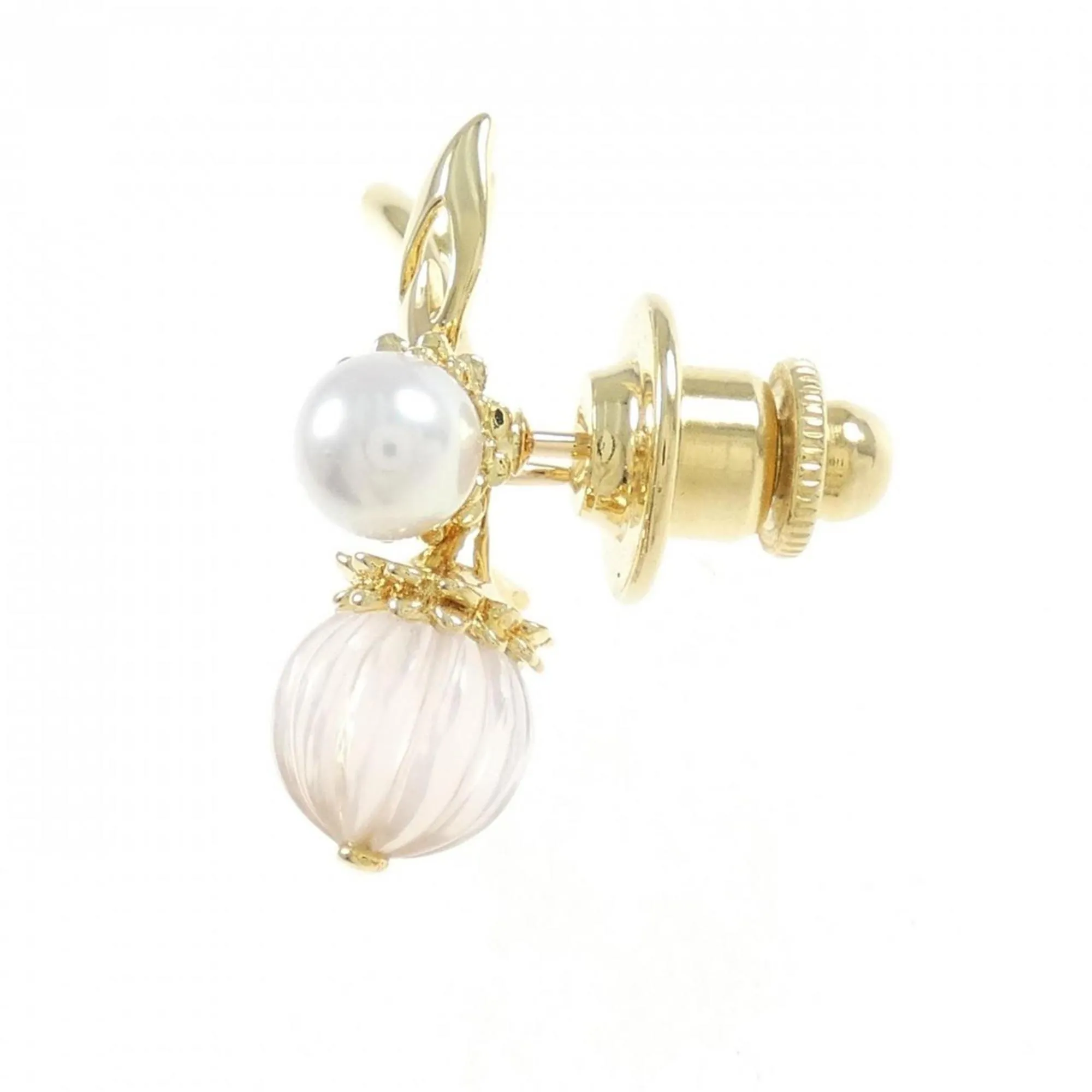 Mikimoto yellow gold (18K) Brooch (Pre-Owned)