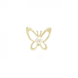 Mikimoto yellow gold (18K) Brooch (Pre-Owned)