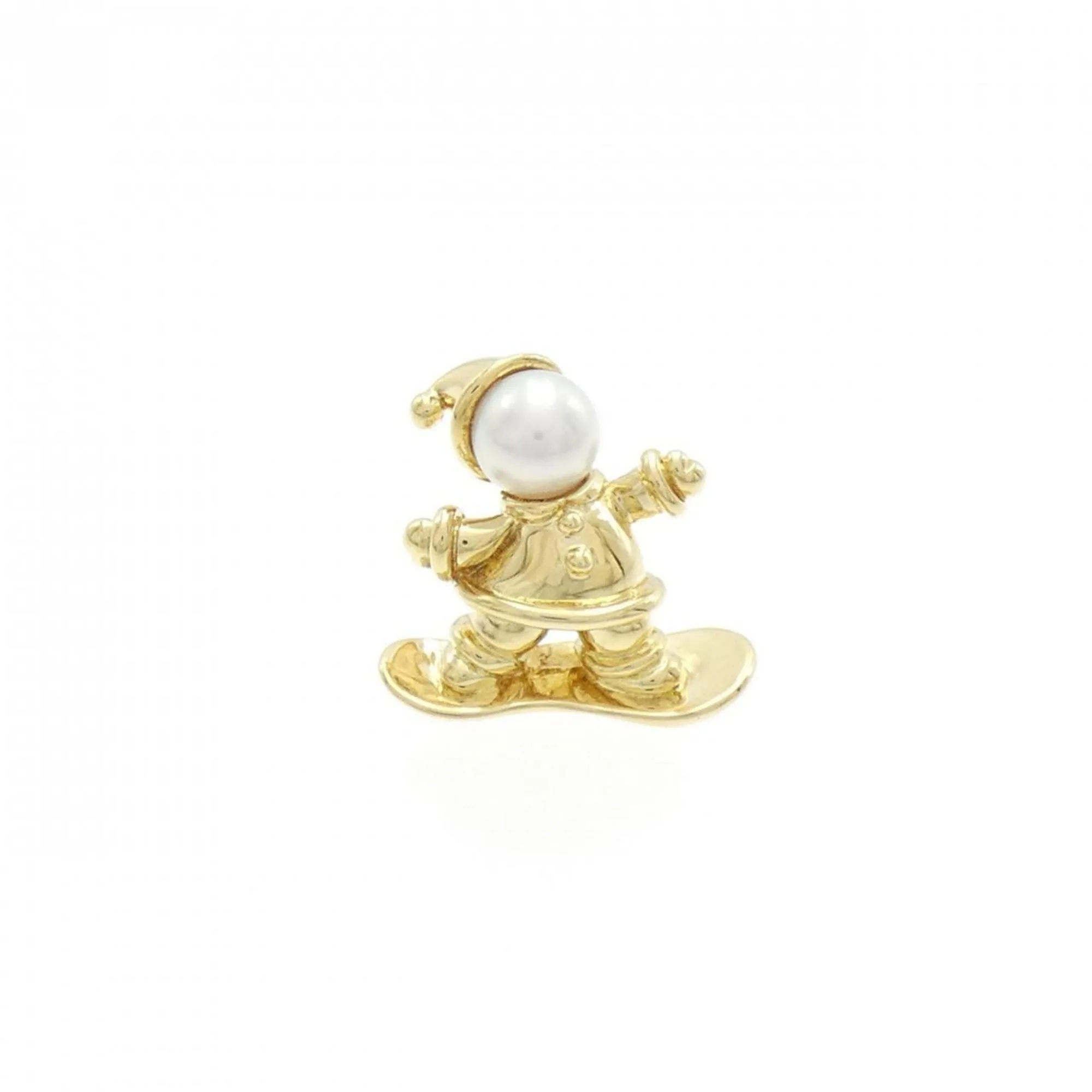 Mikimoto yellow gold (18K) Brooch (Pre-Owned)