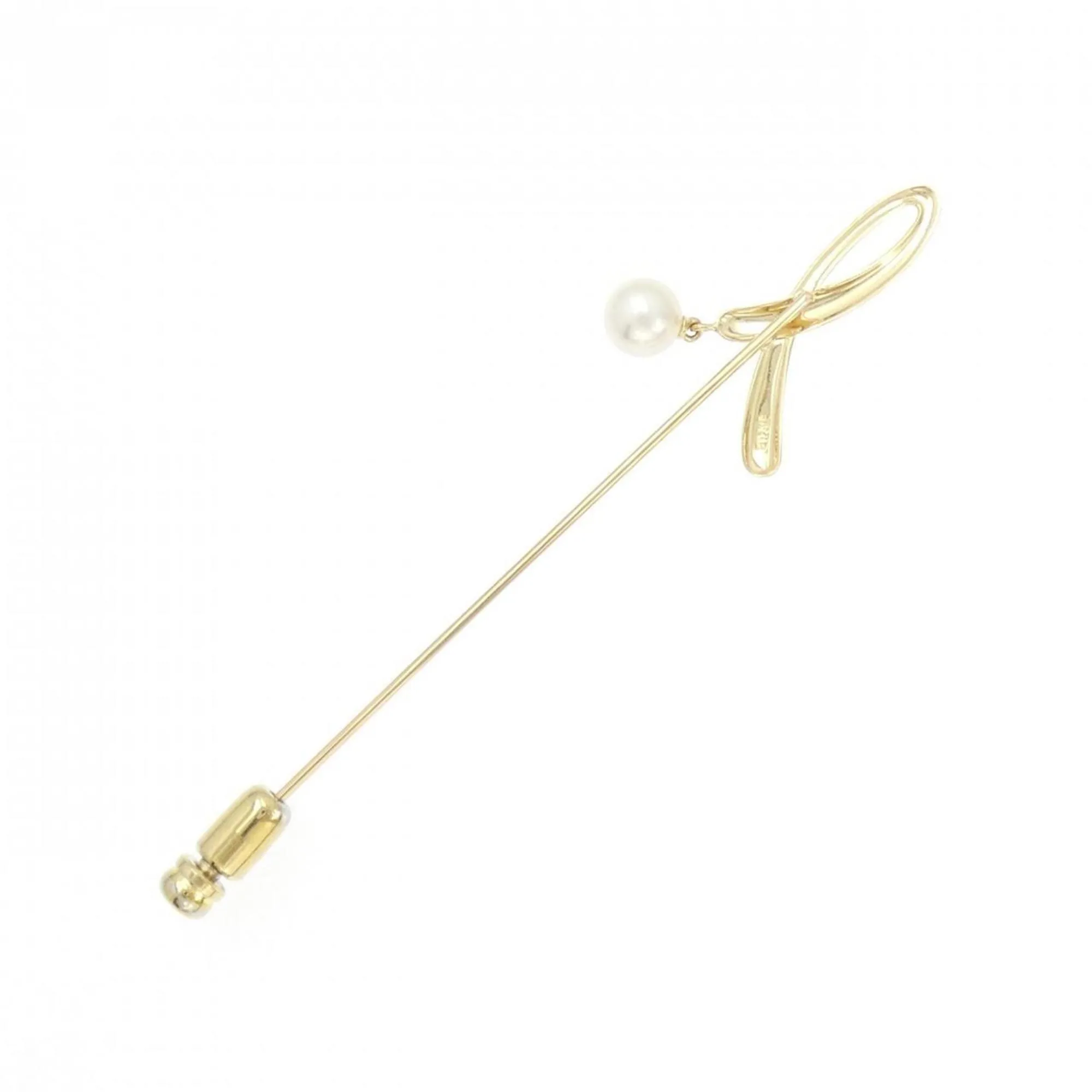 Mikimoto yellow gold (18K) Brooch (Pre-Owned)