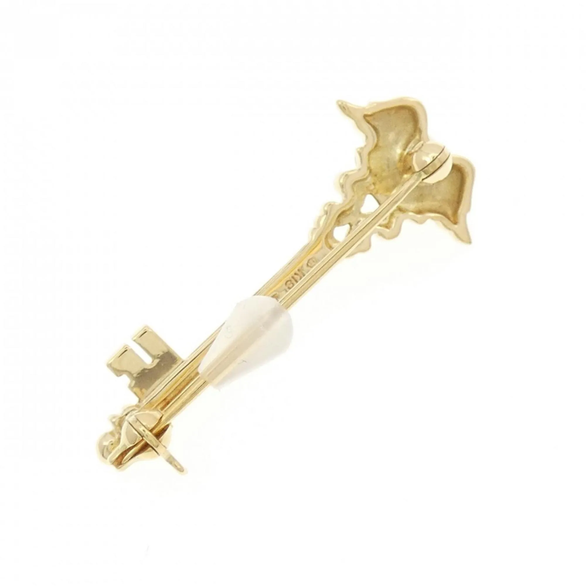 Mikimoto yellow gold (18K) Brooch (Pre-Owned)