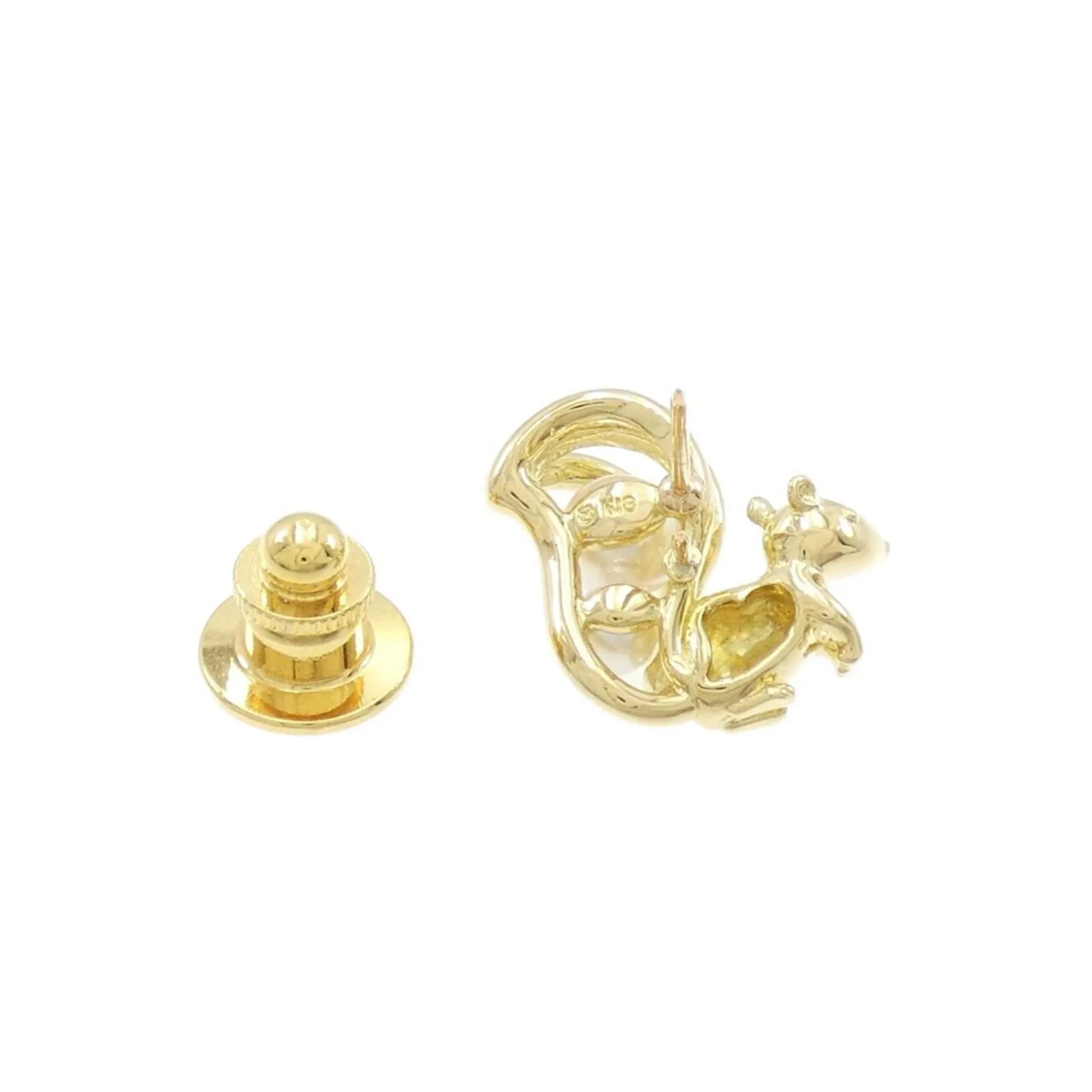 Mikimoto yellow gold (18K) Brooch (Pre-Owned)