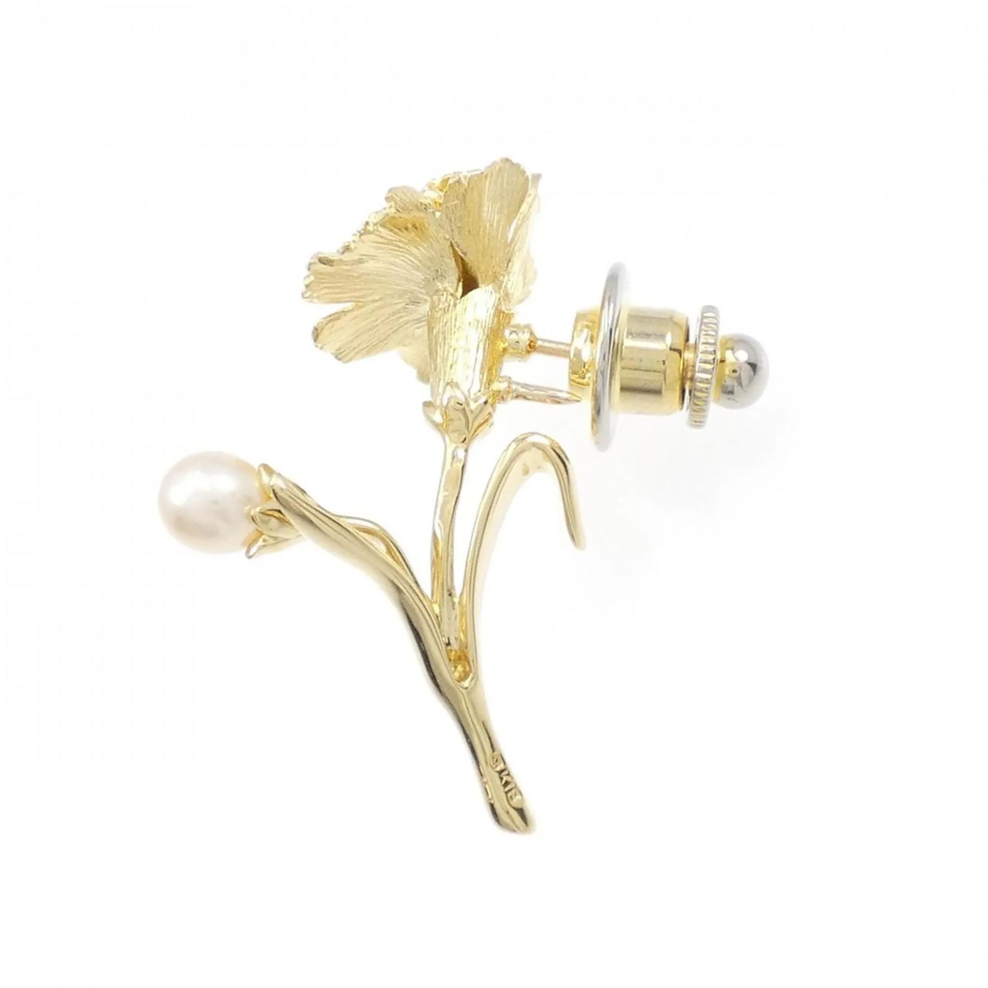 Mikimoto yellow gold (18K) Brooch (Pre-Owned)