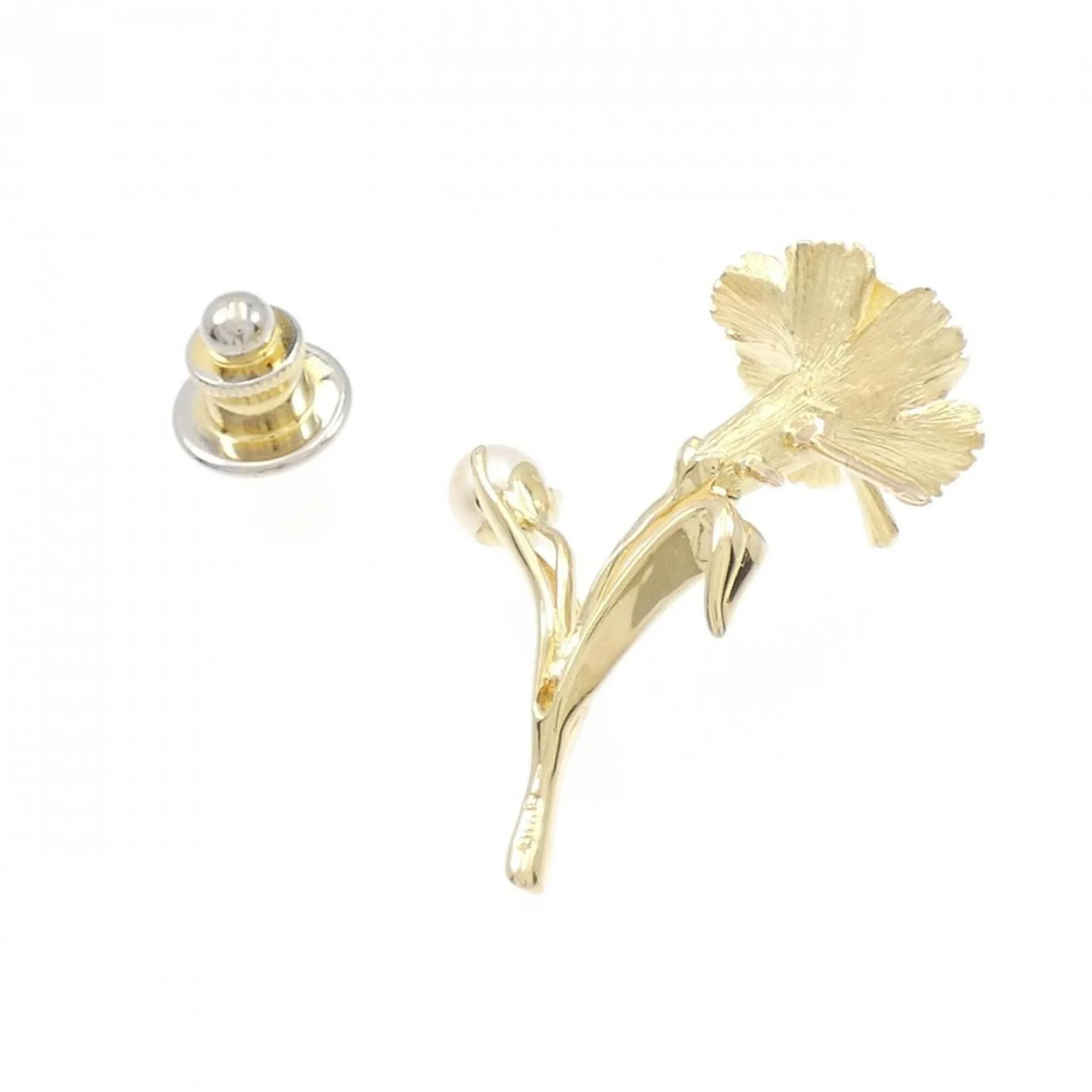 Mikimoto yellow gold (18K) Brooch (Pre-Owned)