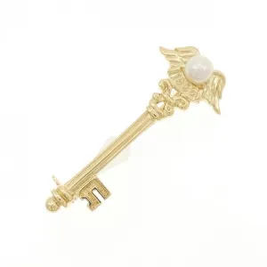 Mikimoto yellow gold (18K) Brooch (Pre-Owned)