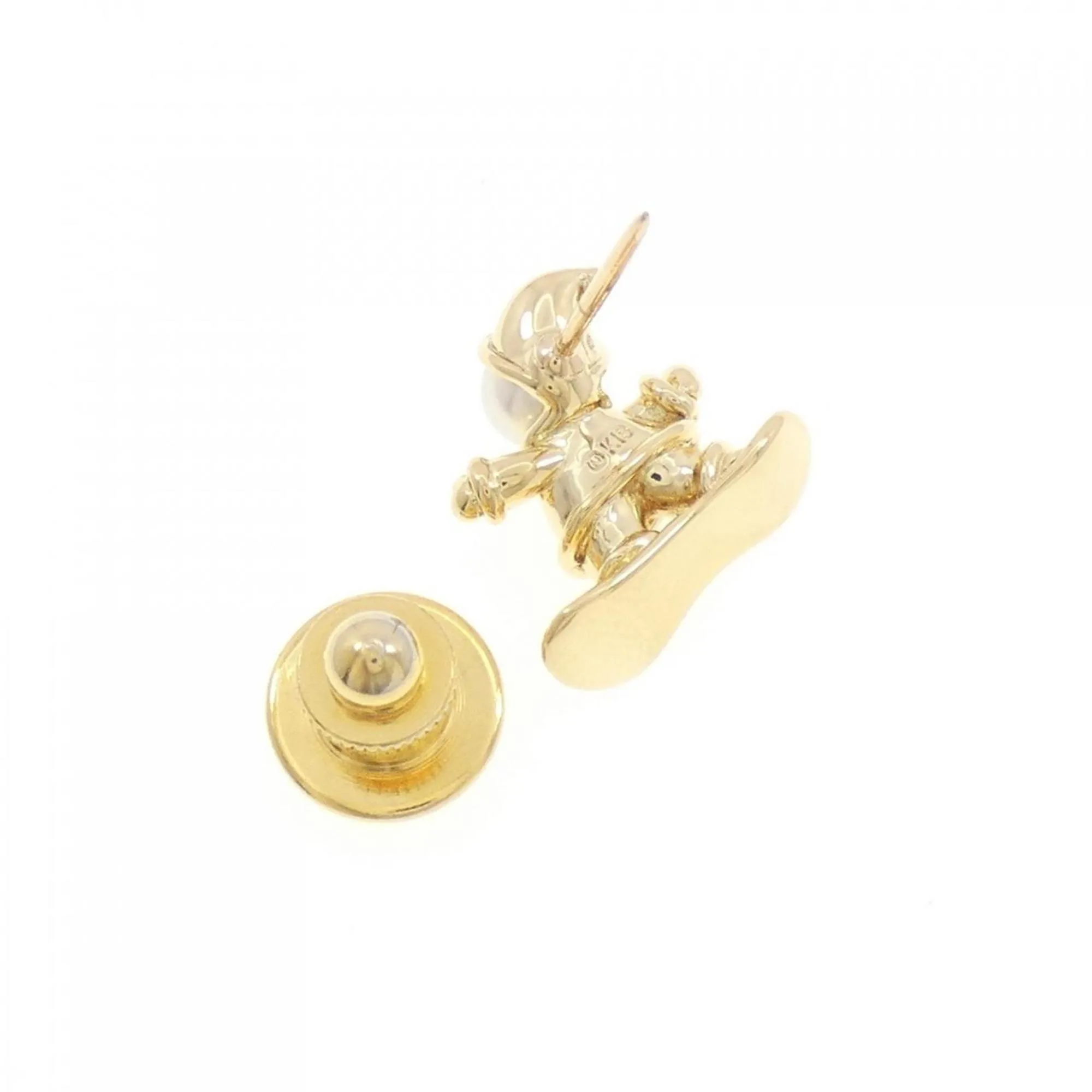 Mikimoto yellow gold (18K) Brooch (Pre-Owned)