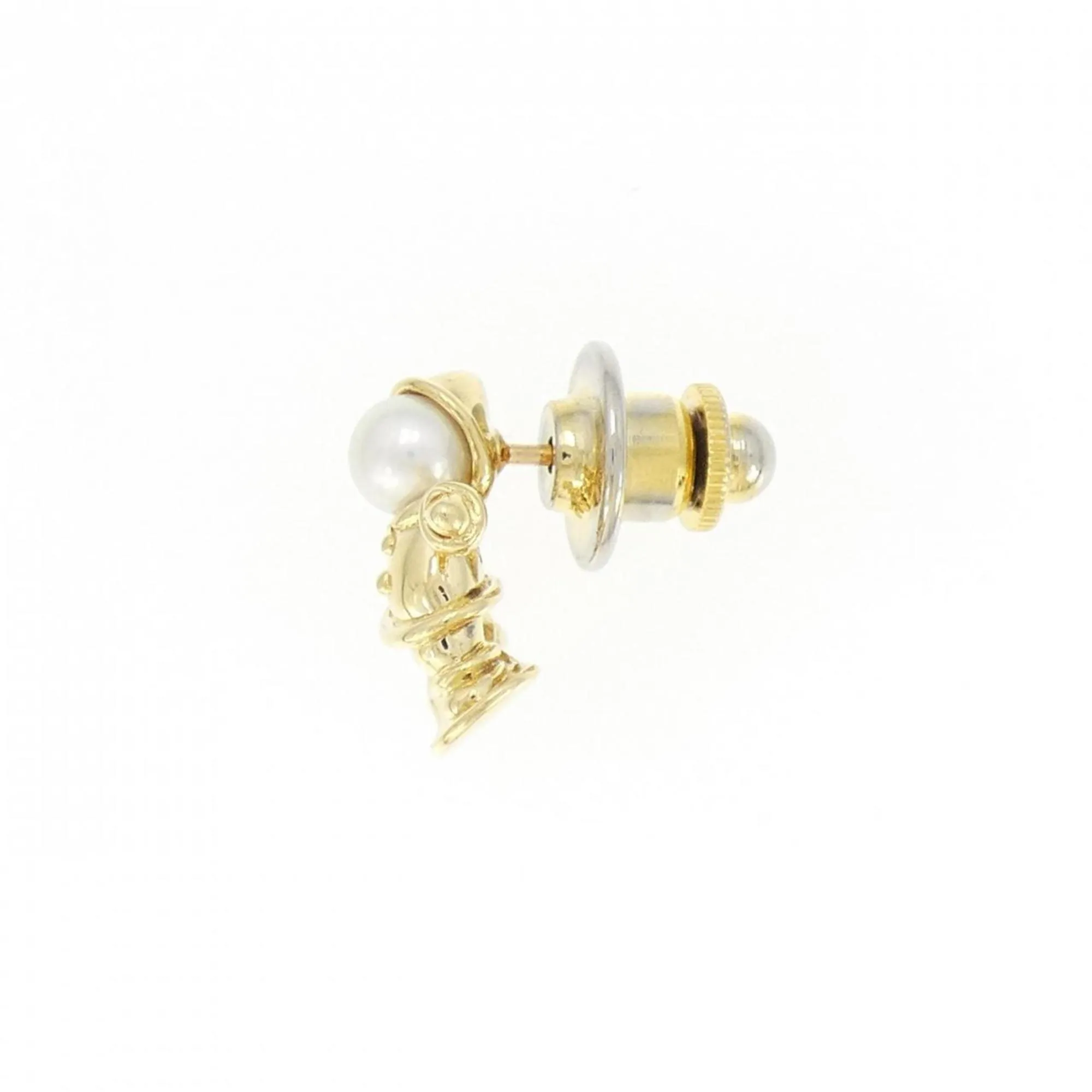 Mikimoto yellow gold (18K) Brooch (Pre-Owned)