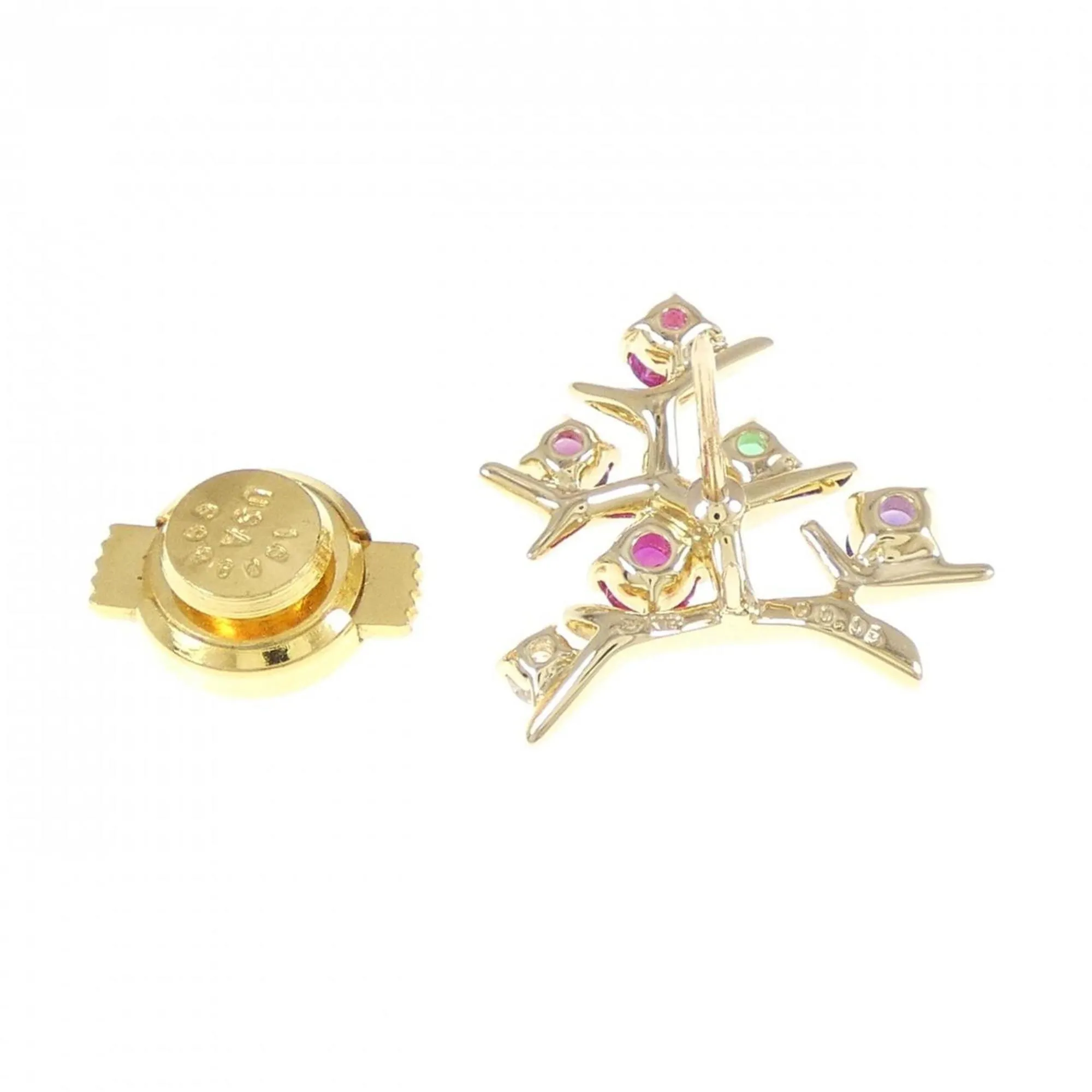 Mikimoto yellow gold (18K) Brooch (Pre-Owned)