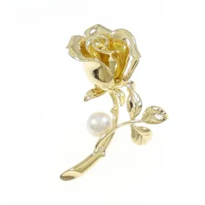 Mikimoto yellow gold (18K) Brooch (Pre-Owned)